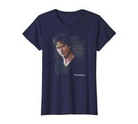 The Vampire Diaries Sometimes Camiseta, Mujer, Azul Marino, L