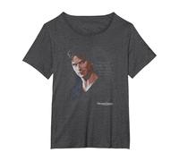 The Vampire Diaries Sometimes Camiseta, Mujer Tallas Grandes, Jaspeado Oscuro, 3XL Grande