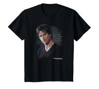 The Vampire Diaries Sometimes Camiseta, Niños, Negro, 10 años
