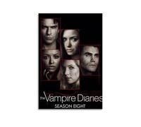 The Vampire DiariesArt Pintura decorativa impermeable y resistente a las manchas, sala de estar, estudio, cafetería, pintura de pared, instalación gratuita, fácil de limpiar, opción de regalo