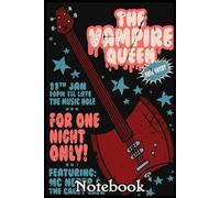 The Vampire Queen Music Notebook: Journal (6” X 9”) 110 Pages Cute Gift Idea for Kids, Coworker, Best Friend