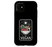 The Vegan Sun-Blessed Produce Bowl, Estilo Tarot Retro Carcasa para iPhone 11