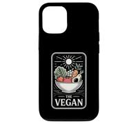 The Vegan Sun-Blessed Produce Bowl, Estilo Tarot Retro Carcasa para iPhone 12/12 Pro