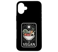 The Vegan Sun-Blessed Produce Bowl, Estilo Tarot Retro Carcasa para iPhone 16 Plus