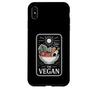 The Vegan Sun-Blessed Produce Bowl, Estilo Tarot Retro Carcasa para iPhone XS MAX