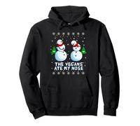 The Vegans Eat my Nose Snowman Christmas Broma Sudadera con Capucha