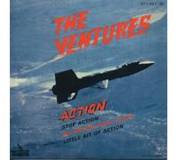 The VENTURES - Action - EP - 4-TRACK CARD SLEEVE - 1) Action 2) Stop Action 3) No Matter What Shape 4) Little Bit Of Action - CDSINGLE