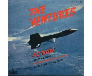 The VENTURES - Action - EP - 4-TRACK CARD SLEEVE - 1) Action 2) Stop Action 3) No Matter What Shape 4) Little Bit Of Action - CDSINGLE
