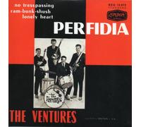The VENTURES - Perfidia - EP 4-TRACK CARD SLEEVE - 1) Perfidia 2) No Trespassing 3) Ram-Bunk-Shush 4) Lonely Heart - CDSINGLE