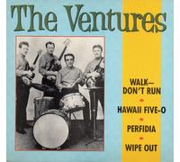 The VENTURES - Walk Don't Run - 4-TRACK CARD SLEEVE CD3" - 1) Walk Don't Run 2) Hawaii Five O 3) Perfidia 4) Wipe Out - CDSINGLE