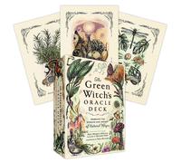 The Verde Witch's Oracle Tarjetas Cubierta Insight De Natural Magia ADAMS MEDIA