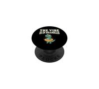 The Vibe is in Shambles Dinosaur Mental Health Awareness PopSockets PopGrip Adhesivo