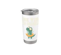 The Vibe is in Shambles Dinosaur Mental Health Awareness Vaso térmico de acero inoxidable de doble pared