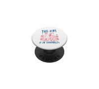 The Vibe Is In Shambles Funny Dinosaur Summer PopSockets PopGrip Adhesivo