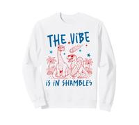 The Vibe Is In Shambles Funny Dinosaur Summer Sudadera