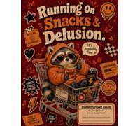 The Vibe Notes Collection | Funny Composition Notebook for Teens | Cute Aesthetic School Journal | College Ruled | 8.5 x 11 | 140 Pages: Running On ... | Cute Trash Panda • Relatable Teen Humor