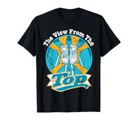 The View from The Top: Cheer Stunt Pyramid Cheerleader Camiseta