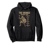 The Vikings Raiding Tour Historia Retro Sudadera con Capucha