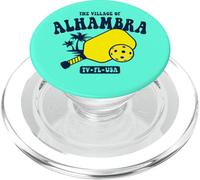 The Village of Alhambra TV FL USA Pickleball Design PopSockets PopGrip para MagSafe