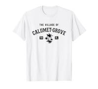 The Village of Calumet Grove - Diseño de Palmeras de Estilo clásico Camiseta
