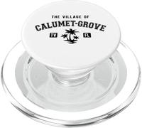 The Village of Calumet Grove - Diseño de Palmeras de Estilo clásico PopSockets PopGrip para MagSafe