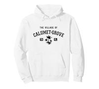 The Village of Calumet Grove - Diseño de Palmeras de Estilo clásico Sudadera con Capucha
