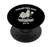 The Village of Country Club Hills TV FL Pickleball Design PopSockets PopGrip Adhesivo
