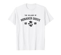 The Village of Monarch Grove - Diseño de Palmeras de Estilo clásico Camiseta gráfica económica