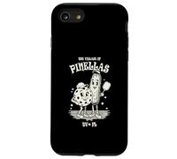 The Village of Pinellas TV FL Divertido diseño de dibujos animados de pickleball Carcasa para iPhone SE (2020) / 7 / 8