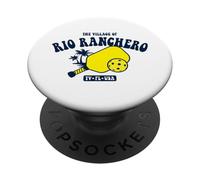 The Village of Rio Ranchero TV FL USA Pickleball Design PopSockets PopGrip Adhesivo
