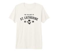 The Village of St Catherine - Palmeras de Estilo clásico Camiseta Premium