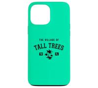 The Village of Tall Trees, diseño de Palmeras de Estilo clásico Carcasa para iPhone 13 Pro MAX