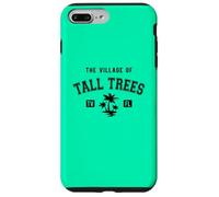 The Village of Tall Trees, diseño de Palmeras de Estilo clásico Carcasa para iPhone 7 Plus/8 Plus