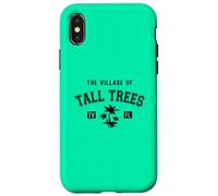The Village of Tall Trees, diseño de Palmeras de Estilo clásico Carcasa para iPhone X/XS