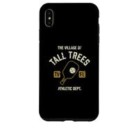 The Village of Tall Trees Pickleball Diseño envejecido Carcasa para iPhone XS Max