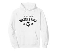 The Village of Waters Edge Estilo clásico Diseño de Palmeras Sudadera con Capucha