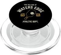 The Village of Waters Edge Pickleball Diseño envejecido PopSockets PopGrip para MagSafe