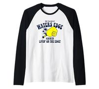 The Village of Waters Edge TV, FL, EE. UU., diseño de Pickleball Camiseta Manga Raglan