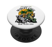 The Village of Waters Edge TV Manatí Alligator Design PopSockets PopGrip Adhesivo