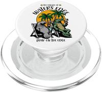 The Village of Waters Edge TV Manatí Alligator Design PopSockets PopGrip para MagSafe