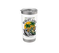 The Village of Waters Edge TV Manatí Alligator Design Vaso térmico de acero inoxidable de doble pared