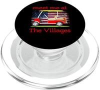 The Villages Florida Retirement - Bandera Estadounidense PopSockets PopGrip para MagSafe