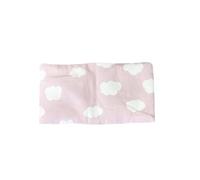 The Vintage Cosmetic Company Almohada cálida para ojos, calmante y calmante, máscara de ojos apta para microondas, diseño de nube rosa y blanca