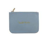 The Vintage Cosmetic Company Cosmetic Clutch Bag Once Upon a Time Faux Leather Make-up Accessory Blue Design
