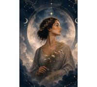 The Virgo Journal: A Beautiful Lined Hardcover Notebook Inspired by the Virgo Zodiac Sign, Astrology and Celestial Art