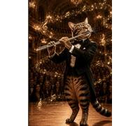 The Virtuoso Flute Player Cat: A Lined Hardcover Journal for Flute Lovers, Classical Music Enthusiasts, Cat Lovers, Concert Notes, Creative Writing, and Everyday Inspiration