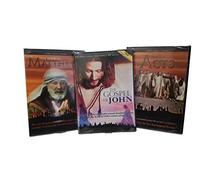 The Visual Bible-Matthew, John, and Acts-3 Books of the Bible-5 Disc Set Over 10 Hours of the Bible in Action-Holy Bible-Bible Stories-Jesus Birth-Baptism of Jesus-Jesus of Nazareth-Pentecost-St. James-Judas-Healing-Salvation-The Holy Spirit-St. Stephen