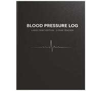 The VitalPulse Blood Pressure Log Book: Large Print 2-Year Daily Tracker for Seniors | 8.5 x 11 High-Contrast Blood Pressure & Heart Rate Log with BP Category Chart & Medication List