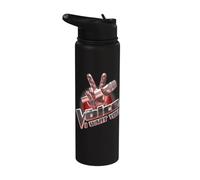 The Voice Logo Stainless Steel Insulated Water Bottle