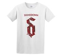 The Voices Band Logo New Men's T-Shirt Unisex White Cotton Print tee Shirts S